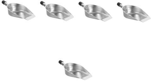 Alipis 5 Piezas Pala de Basura recogedor Compacto Limpieza recogedor Pala de Cocina recogedor de Basura Mini recogedor Pala de Limpieza de oficinas recogedor de Oficina Acero Inoxidable