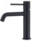 GALYON IMEX Grifo Monomando de Lavabo, Serie Monza BDM039-1, Acabado Cromo, Cartucho Cerámico Ø26 mm, Flexos 3/8 (Negro Mate)