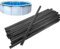 Tiras para revestimiento de piscinas: juego de bordillos para piscinas enterradas, clips adaptadores de repuesto para piscinas elevadas, accesorios para revestimientos para hoteles y hogares