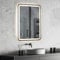 EROMMY 500 X 700 mm Illuminated Bluetooth Bathroom Mirror with shavor socket, Wall Mounted Smart LED Bathroom Mirror with Sensor Touch Control, 3 Colors Dimmable Light, Anti-Fog, Memory Function