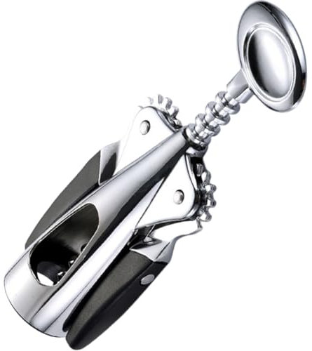 HOMOBABE Abrebotellas y Sacacorchos Metálico Multifuncional De Zinc Para Vino y Cerveza Abrebotellas Manual Compacto y Ligero Para Cocina y Bar Destapador Resistente Para Botellas De Vino y