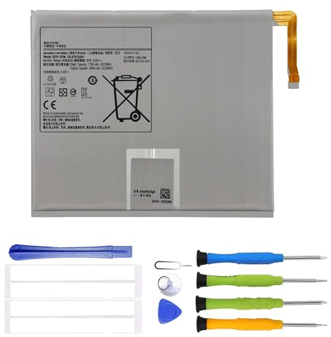 ERYNK EB-BT875ABY Ersatz Akku kompatibel mit Samsung Galaxy Tab S7/Tab S8 SM-T870,SM-T875,SM-X700, SM-X706 Ersatzbatterie with Werkzeugsatz