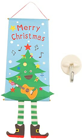 Ornamento de Pared de árbol de Navidad para Tela de decoración del hogar Signo Colgante de Navidad