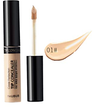 1 x professioneller Make-up-Concealer-Zauberstab, Serum mit vollständiger Abdeckung, stark haftender Concealer ohne Verklumpen und Risse, deckt Hautunreinheiten, Sommersprossen und Augenringe perfekt