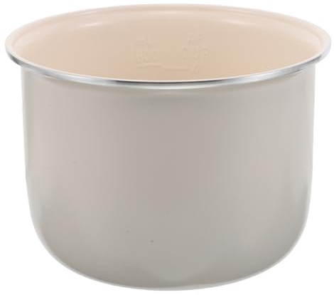SHOWERORO Olla arrocera: Recipiente Interior de Repuesto de 1,2 L - Recipiente Interior Redondo para Olla arrocera - de cerámica para cocinar Alimentos para la Cocina del hogar