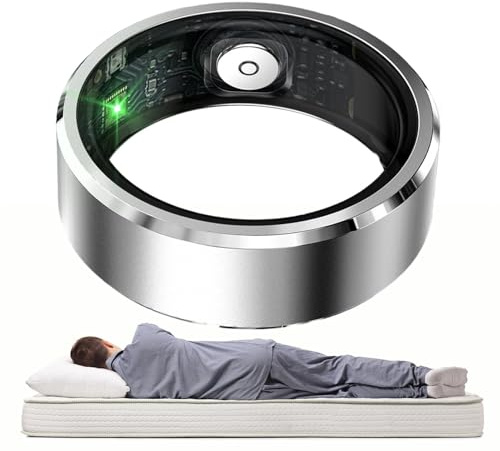 Health Ring – 35 g Wireless Sleep Monitor Device | Heart Rate Ring Activity Tracker | Smart Fitness Ringe für Hiking Übung Swimming Daily Umschalten Workout Travel Wellness Monitoring