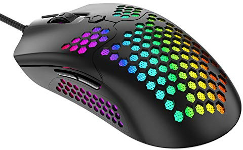 aqxreight Interface USB de Jeu Bureau Portable Filaire - Expérience Creuse de 16 000 Dpi Utilisation de la Souris Filaire Souris de Jeu de Bureau d'ordinateur Portable