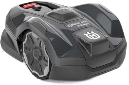Husqvarna AM305E NERA Mähroboter ohne Begrenzungskabel bis 900 m² mit EdgeCut, EPOS Navigation, WLAN App-Steuerung, Smart Home und automatischer Ladestation