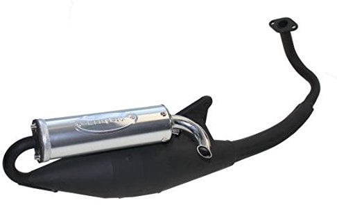 Auspuff Racing, kompatibel mit Peugeot 4 Takt China Motor Baotian, Benzhou, Ering, Jinlun, Kymco, MKS, Rex, Rieju, Sachs, Zhongyu, Zongshen, Flex Tech, Huatian, Longbo, Longjia, Rieju, Kreidler