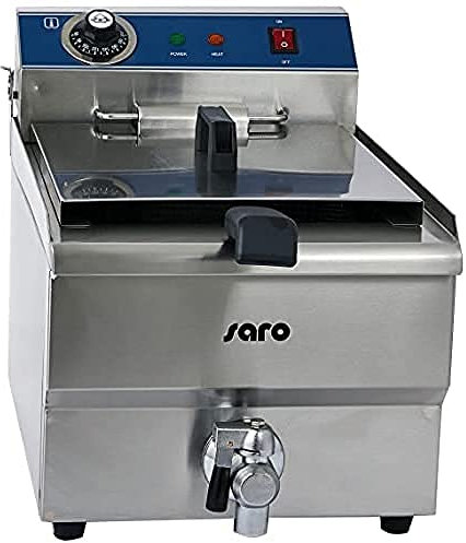 Saro 429-1107 FT 13 - Friggitrice in acciaio INOX, 13 l