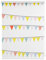 Lichtblick Klemmfix Tageslicht-Rollo mit Motiv, ohne Bohren, Blickdicht, Seitenzugrollo, Made in Germany, Wimpelkette - Bunt 70 x 150 cm (B x L)