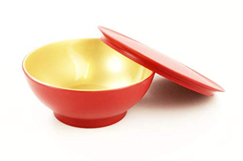 TUPPERWARE Allegra Dessert-Schälchen 275 ml rot-gold Dessert Schale