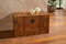 Dekoleidenschaft Holz-Truhe im Kolonial Stil, braun, 62x34x36 cm, Aufbewahrungskiste