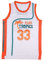 BOROLIN Herren Basketballtrikot #33 Jackie Moon Flint Tropics 90er Jahre Film Shirts, Weiß, X-Groß