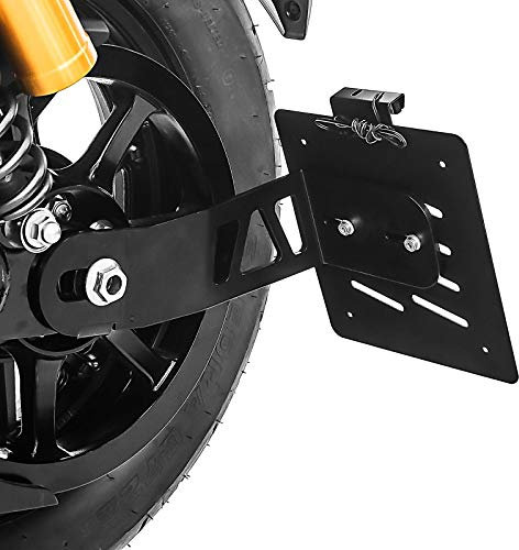 Kennzeichenhalter seitlich Kompatibel mit Yamaha XV 950 / R 14-20 Nummernschildhalter