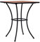 Festnight Mosaik-Bistrotisch Beistelltisch Mosaiktisch Gartentisch Gartenmöbel für Balkon Garten Terrakotta Keramik 60 x 60 x 76 cm