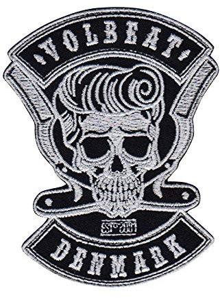 LipaLipaNa Volbeat Denmark Aufnäher Besticktes Patch zum Aufbügeln Applique