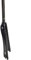 SLRMKK Fahrrad-Federgabel, MTB-Fahrrad Vollcarbon-Gabel Rennradgabel Fahrradteile 1 Zoll 700c Finish Fahrradzubehör Carbon 25,4 mm Gabel
