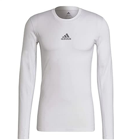 adidas Herren Techfit T Shirt, Weiß, XL EU