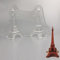 CUICUI DIY 3D Eiffelturm Geformt Kunststoff Schokoladenform Kuchen Dekorieren Formen Gebäck Werkzeuge Backwerkzeuge Form DIY Süßigkeiten Geleeform