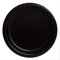 Unique Party- Assiettes en Carton Écologiques-23 cm-Couleur Noire-Paquet de 8, 3205EU, Black