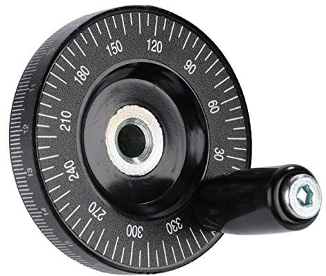 Handrad, Drehbank-Handrad mit Griff, Fräsgriff Handrad für Industrielle Werkzeugmaschinen 63mm