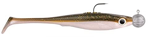 Spro Gummiköder mit Jighaken 10cm 10+14g Iris Popeye to-go, Farbe:UV Baitfish