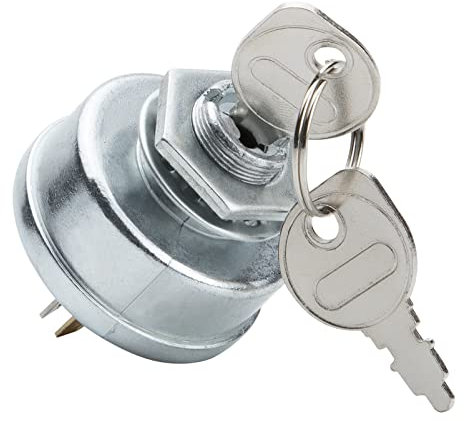 FanPaYY Interruptor Arranque de Encendido, Bloqueo de Motor de Arranque con 2 llaves para MTD 725-0267A 925-0267 Tractor Cortacésped Husqvarna