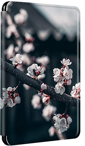 Custodia per Amazon Kindle Paperwhite 11ª Generazione 2021 Cover Pelle Silicone Flip 360° Protezione Automatici Svegliati o Sonno Funzione Magnetico Fiore Motivo Cover 6.8 174 x 125 x 8,1 mm (2)