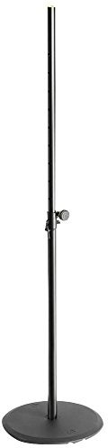 Speaker Stand with Round CAST Iron Base, Stand, Supports Audio Visual, 1 Piece Pack - SSP WB Set 1