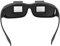 Faule Brille, Lazy Glasses, Brille Winkelbrille Lazy Readers 90 Grad HD Horizontale Brille, Prismenbrille 16 Cm Rahmenbreite, Stilvolles Kompaktes Schwarzes Superleichte Brille Zum Liegen Im Bett