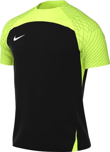NIKE DR0889-011 M NK DF STRKE III JSY SS T-Shirt Men's Black/Volt/Volt/White Size 3XL