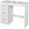 URBNLIVING White Wooden Bedroom Furniture Cabinet Chest of Drawers Dressing Table Wardrobe - Dressing Table