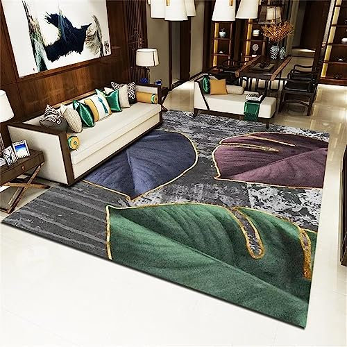 RUGMRZ Deko Wohnung Einfaches Wohnzimmer Sofa Teppich Flur lang grau läufer rutschfest günstig Teppich deko Wohnung deko für Wohnzimmer teppich60x120CM