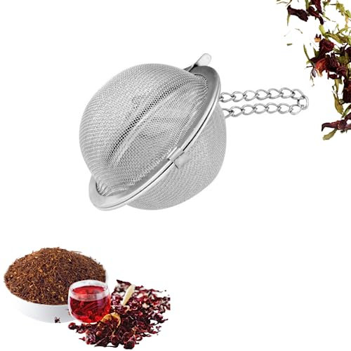 Gartiam - Tee-Zange – Teesieb aus Edelstahl – Küchenzange – Teesieb – Kugel mit Spalier – verschiedene Größen und Modelle (Teesieb / 4,5 cm/Einheit)