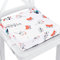 Kindersitzerhöhung Sitzerhöhung Stuhl Kind 32x32x8 cm - Sitzkissen Kinder Booster Seat Stuhlerhöhung Kissen für Kleinkind beim Esstisch Stuhlkissen und Babysitz Fuchs