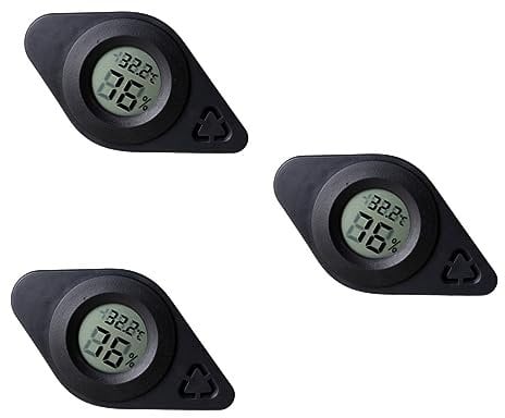 MILISTEN 3 Stück 3 1 Aräometer Für Feuchtigkeit Gitarren Luftbefeuchter Ukulele Zubehör Gitarren-lcd-display Feuchtigkeitsmesser Hartschalenkoffer Für Ukulele Pflege Luftentfeuchter