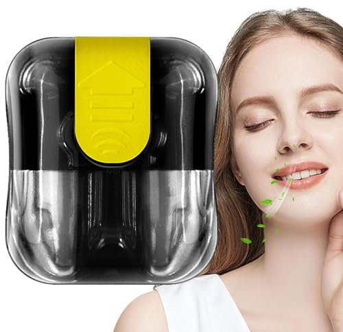 Aizuoni Aromatherapie-Naseninhalator - Tragbarer Inhalator im 2-teiligen Nasenclip-Design | Anregender Duft und Energiedampf-Naseninhalator gegen Übelkeit, Reisen, Übelkeit im Auto, Kopfschmerzen