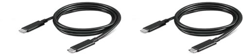 Lenovo 4X90U90619 câble USB 1 m USB C Noir (Lot de 2)