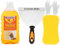 Wallpaper Remover Kit - Bundle with 500ml Bartoline Wallpaper Stripper, 6-Inch Wide Scraper, Large Sponge, and Gloves for Fast and Efficient Wallpaper Removal
