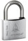 Nipter Vorhängeschloss rostfrei | Schloss mit Schlüssel 60 mm | massives Lock mit Doppelverriegelung | inkl. 3 Schlüssel | Bügelschloss wetterfest