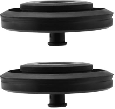 eMagTech 2 piezas de repuesto para válvula de llenado de inodoro, válvula flotante para diafragmas 242MP071, color negro, compatible con Fluidmaster