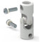 Genouillère d'Entrainement ø12mm pour Manivelle de Volet Roulant - Rotule d'Articulation ZF F781E M5 Femelle - Adaptée pour Sortie de Caisson - Fabrication et Qualité Française