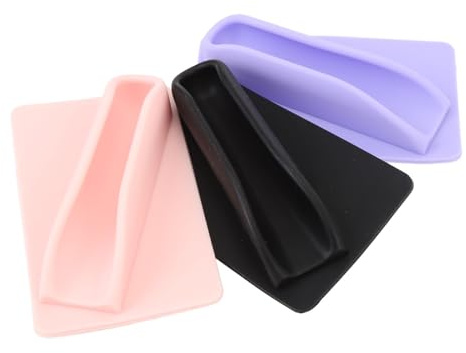 Yinhing Lippenstift-klebrige Handyhülle, 3 Stück, Silikon-Handyhülle, Lipgloss-Halter, Handyhülle, Lippenstift-Typ-Halterung mit Selbstklebender Rückseite für Handy-Mobilgeräte