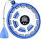 Sonkoloro Smart Hoop Reifen Erwachsene und Anfänger, Hullahub Reifen zum Abnehmen，Smart Hoop Leise Fitness Hoop mit Gewicht, Zähler und Noppen (Blau)
