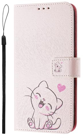 BLOTECH PU Lederhülle für Honor 9 lite Wallet Case,Handyhülle Brieftasche Schutzhüllen Ledertasche Niedliche Katze Motive Flip Case Etui Protective Bookstyle Cover für Honor 9 lite