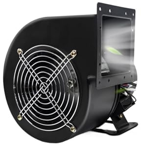 KAKAK Ventilador centrífugo pequeño FLJ de Alta Velocidad y Baja presión, con 32 aspas, Inflable for refrigeración Industrial con Fuerte Capacidad de disipación de Calor(130FLJ0-60W-220V)