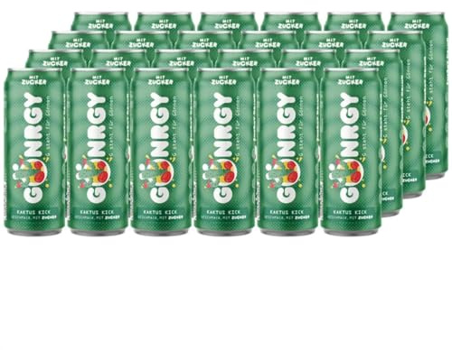 Kaktus Kick mit Zucker - GÖNRGY Energy Drink by MontanaBlack 24x 500ml