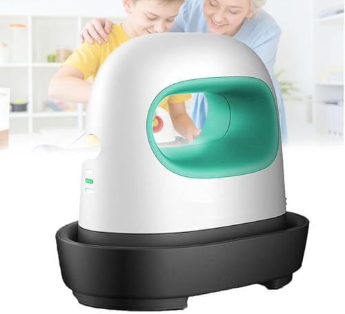 LIULIQ Prensa Térmica Mini, 3 Niveles De Calor (máx. 190 °C), Apagado Automático a Los 15 Minutos, Base De Seguridad Aislante, Ideal para Camisetas, Gorras Y Proyectos De Transferencia Térmica