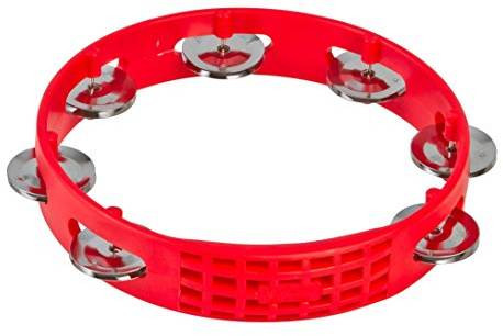 Latin Percussion LPA181 8 Inch Tambourine Red